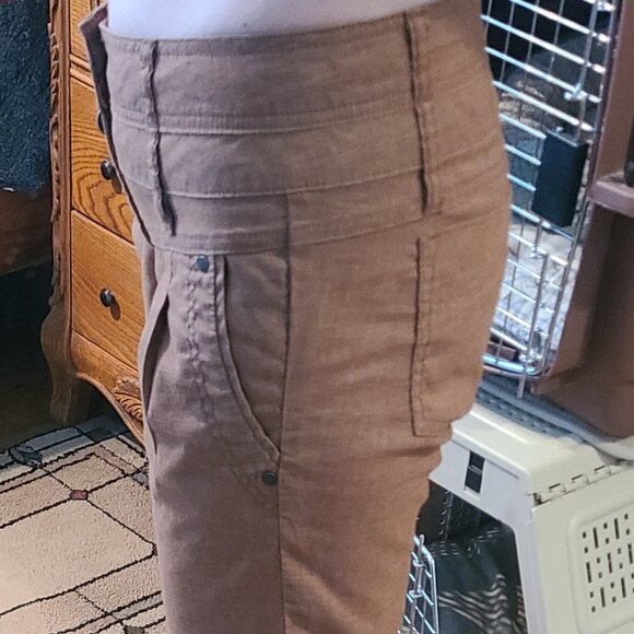 Prana Copper-Brown Women's Capris, Size 4, Excellent Condition - Picture 8 of 9